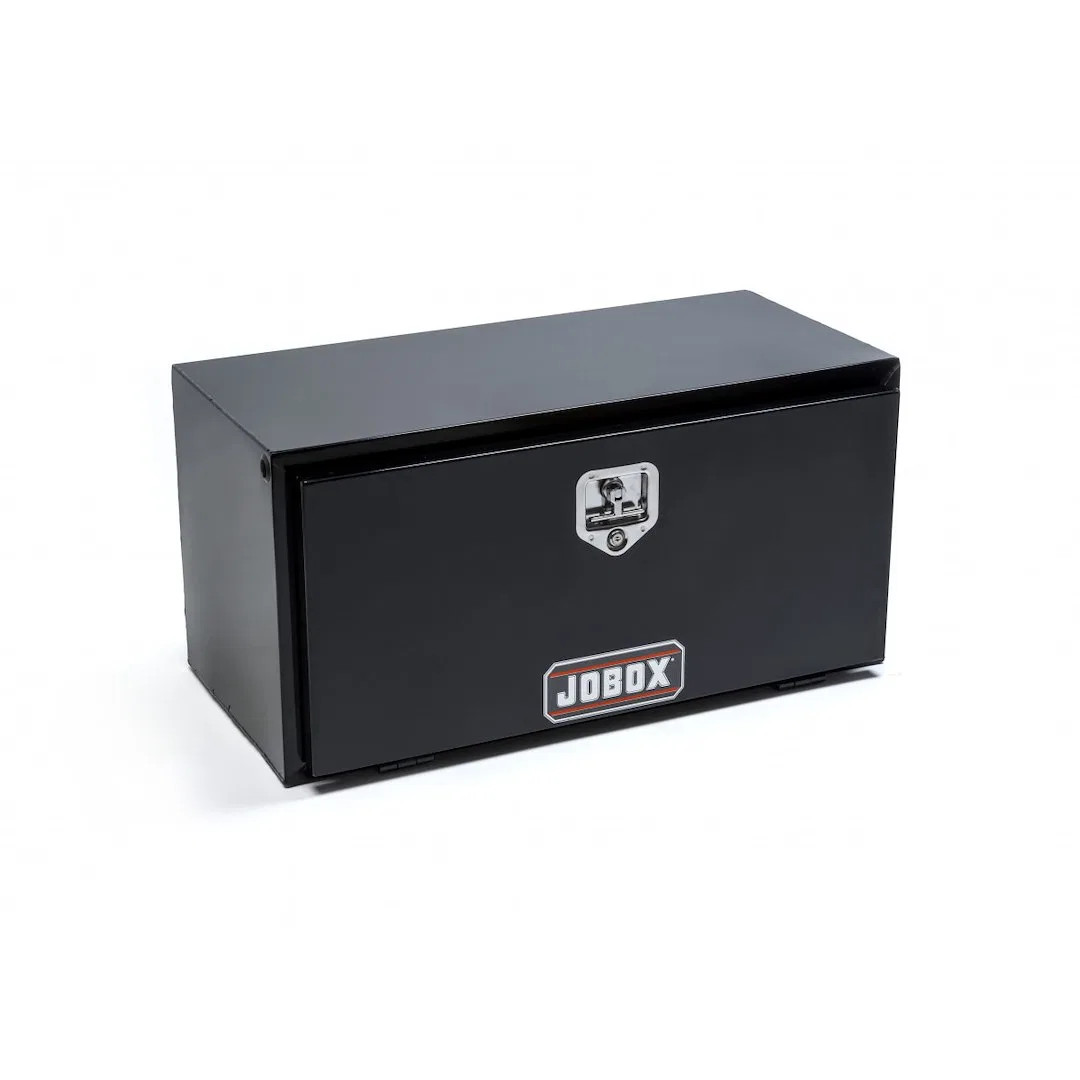 791982 – DELTA Tool Box, Underbed Single Door Powder Coated Black Steel 30 Inch Length x 18 Inch Width x 18 Inch Heig...